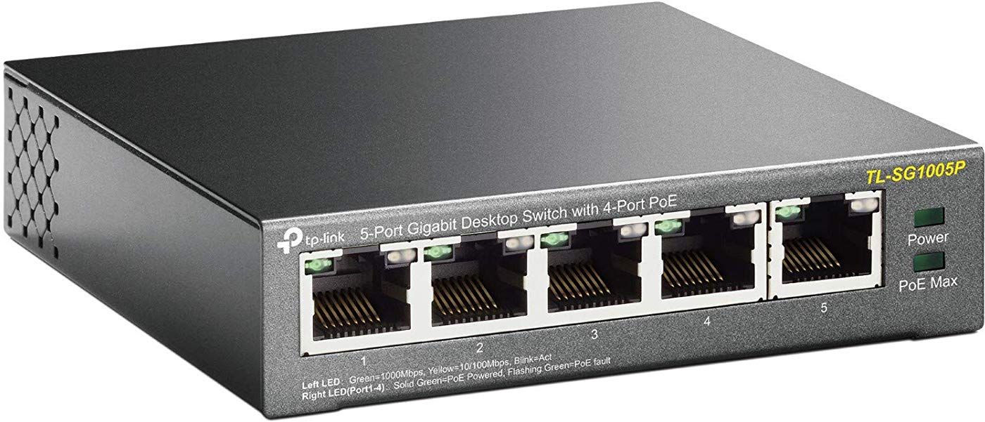 Ethernet Gigabit Tp Link Tl Sg1005P 5 Ports Dont 4X Poe