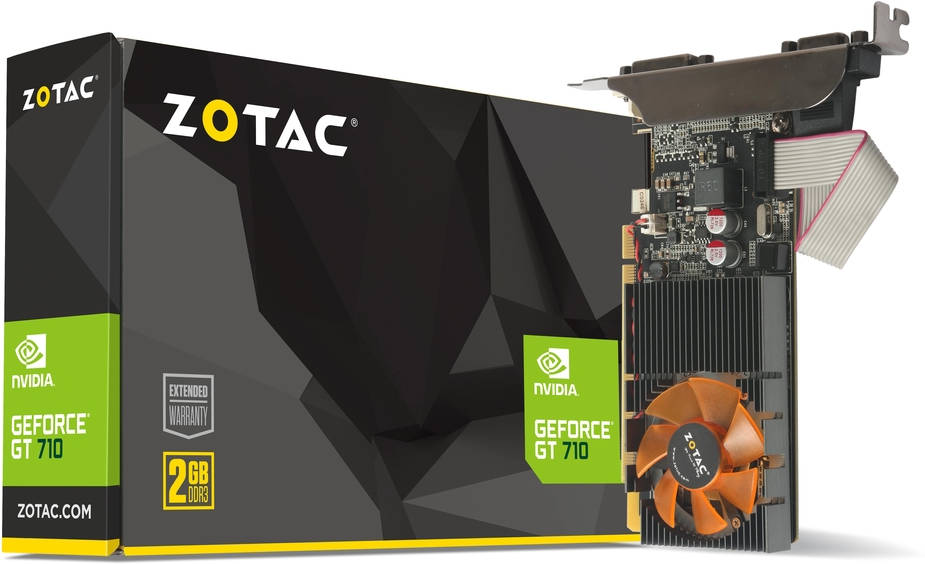 Nvidia Zotac Geforce Gt710 2Go Mini Itx Low Profile
