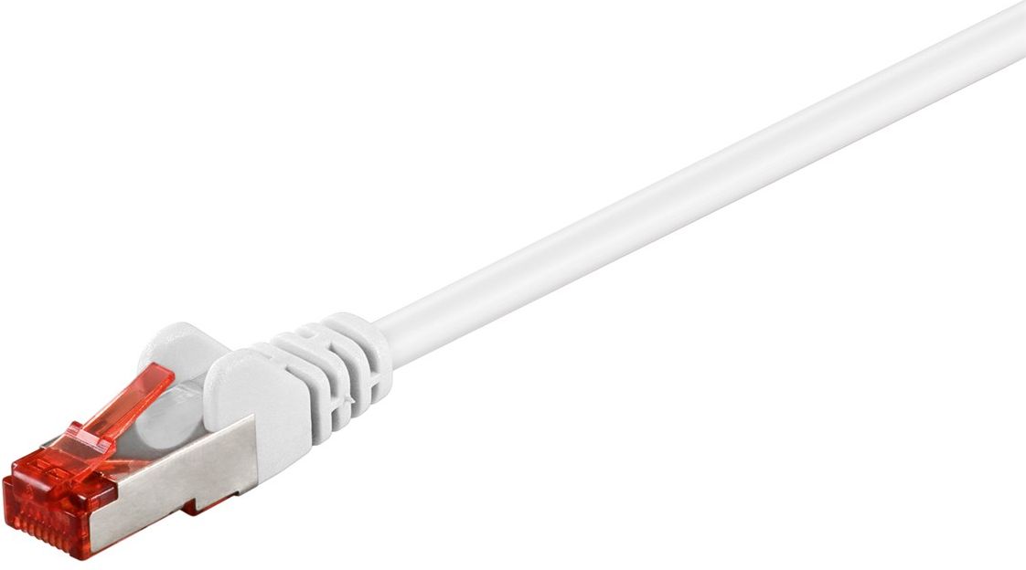 Cablecordon Reseau Goobay Rj45 Categorie 6 Sstp Sftp Droit 10M Blanc