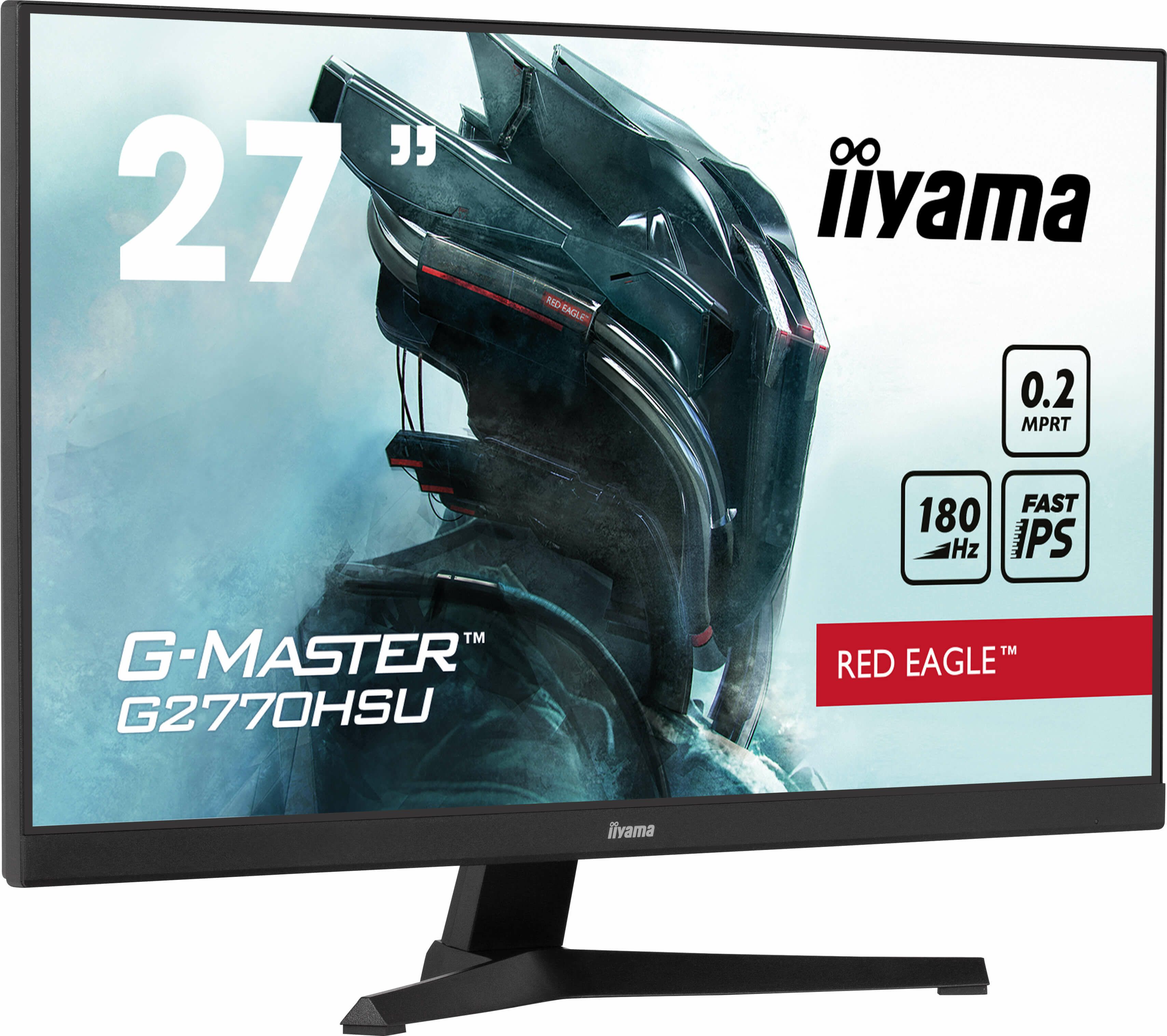 27 Pouces Iiyama G Master Red Eagle G2770Hsu B6 Full Hd 180Hz Noir
