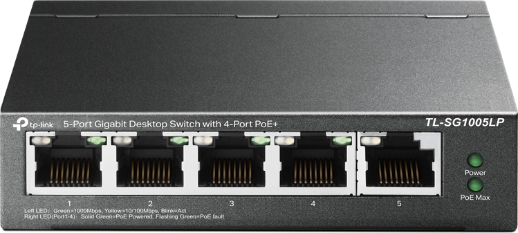 Ethernet Gigabit Tp Link Tl Sg1005Lp 5 Ports Dont 4X Poe