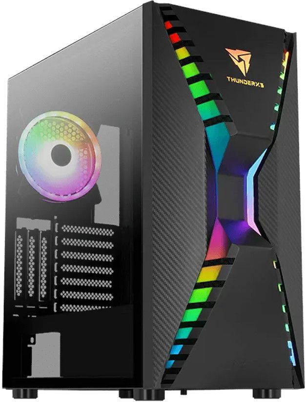 Boitier Moyen Tour E Atx Aerocool Cronus By Thunderx3 Rgb Avec Panneau Vitre