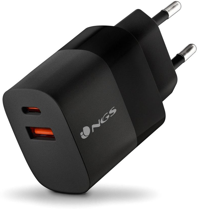 Secteur Ngs Bud 1X Usb C 1X Usb A 45W Noir