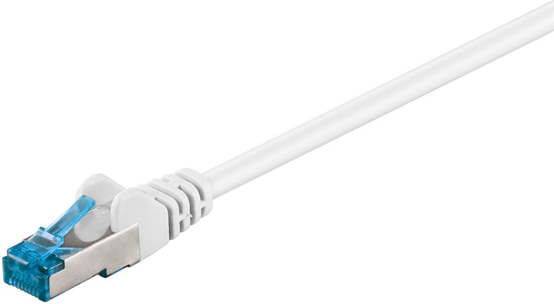Cablecordon Reseau Goobay Rj45 Categorie 6A Sstp Sftp Droit 3M Blanc