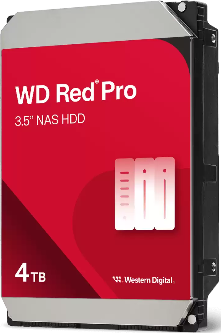 Disque Dur 35 Pouces Western Digital Red Pro Nas 4To 256Mo S Ata