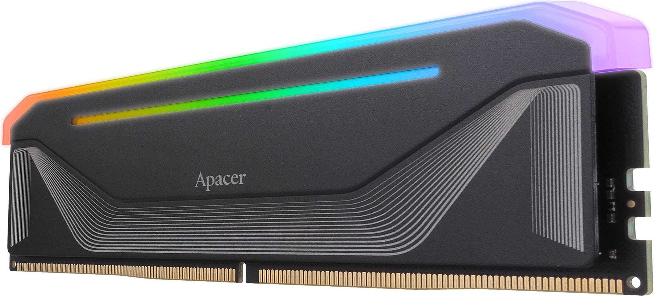 Barrette Memoire 16Go Dimm Ddr5 Apacer Nox Rgb 5600Mhz Noir