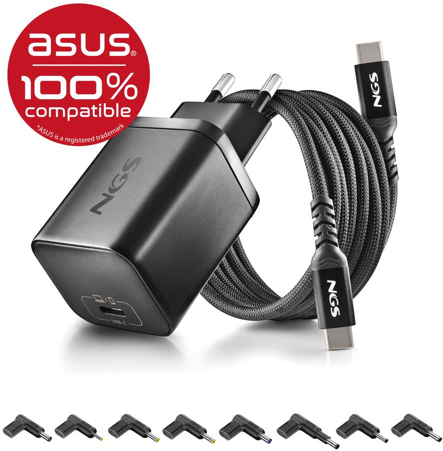Universel Ngs Bud Usb C Pour Ordinateur Portable Asus 65W 8 Embouts