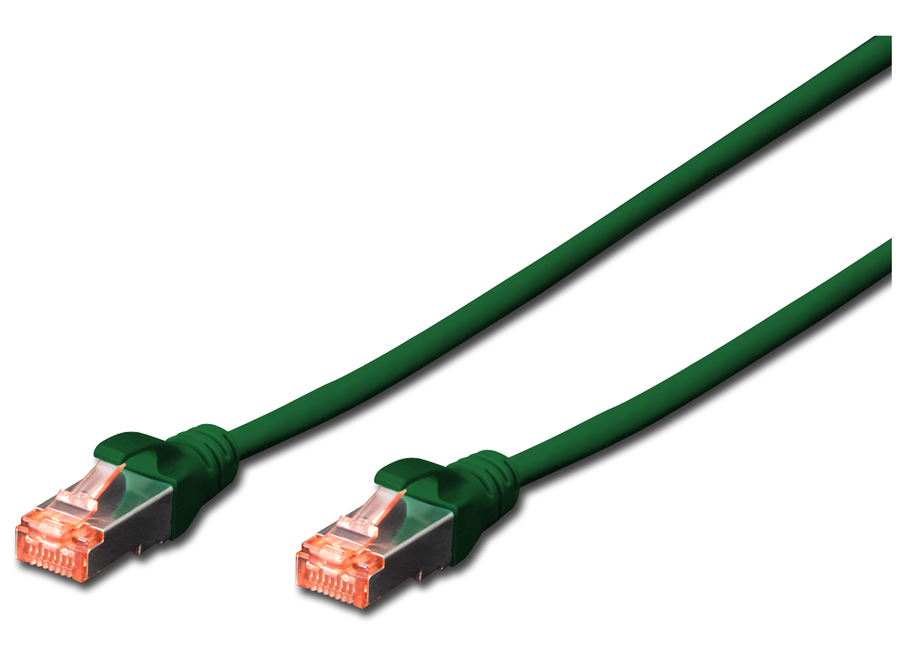 Cablecordon Reseau Rj45 Categorie 6 S Ftp Sftp Droit 1M Vert