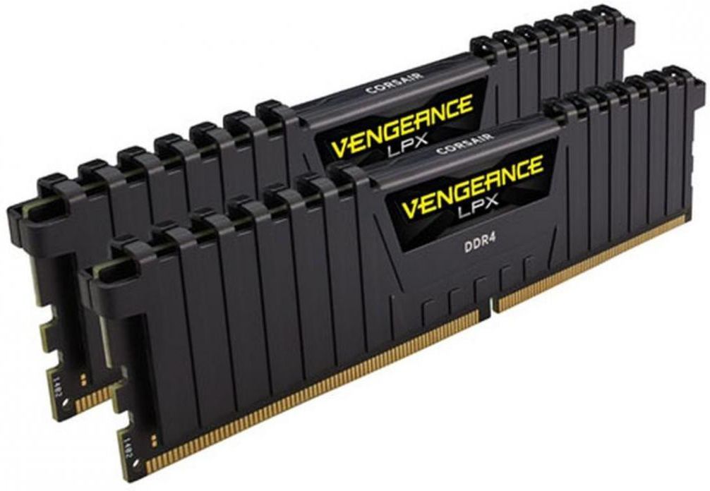 Kit Barrettes Memoire 32Go 2X16Go Dimm Ddr4 Corsair Vengeance Lpx 3200Mhz Noir Optimise Ryzen