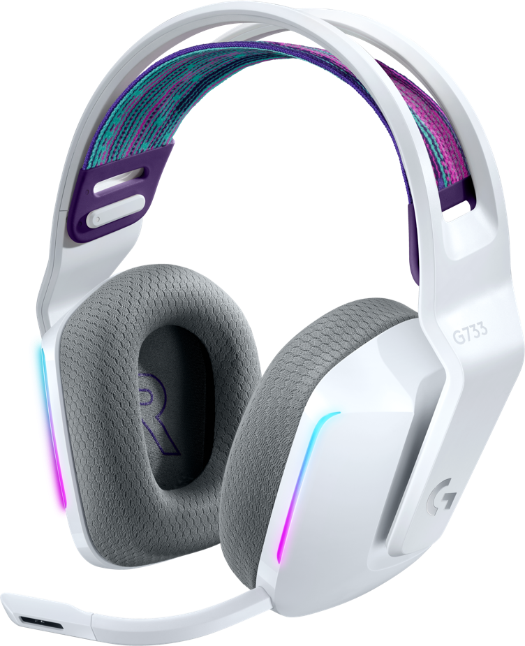 Gamer Sans Fil Logitech G733 Lightspeed Rgb Blanc