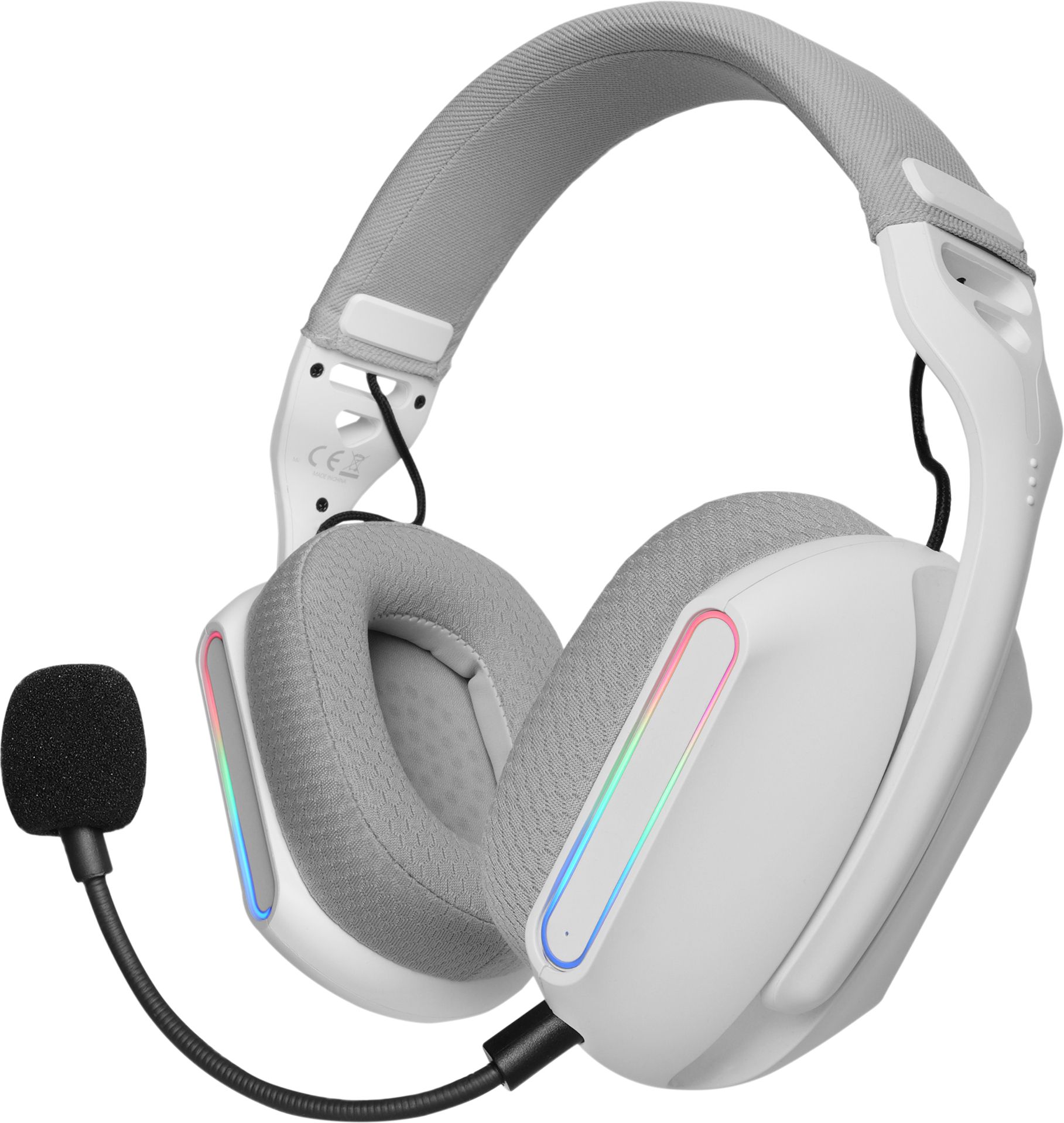 Gamer Sans Fil Mars Gaming Mhw Pro Rgb Blanc