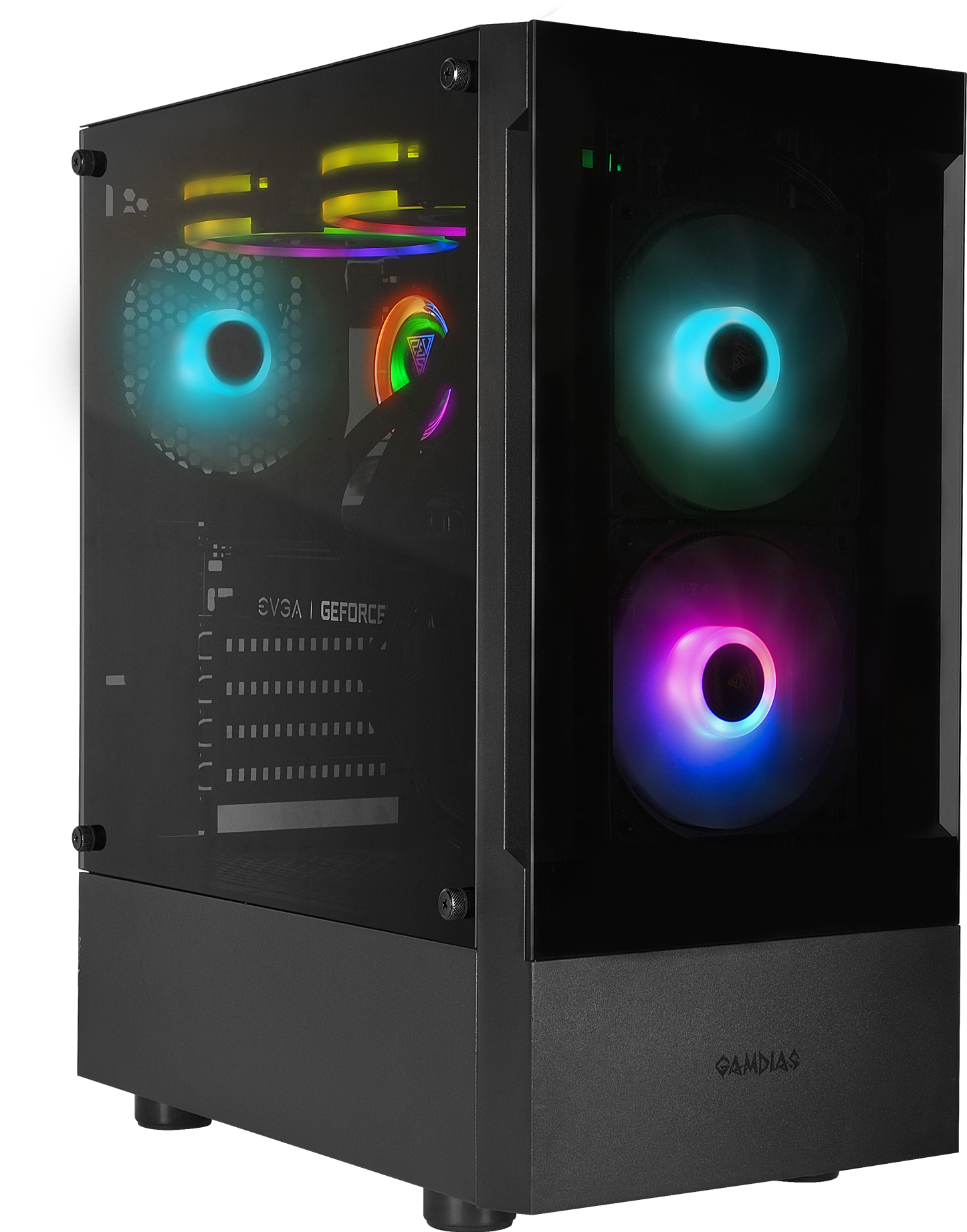 Boitier Moyen Tour Atx Gamdias Talos E3 Rgb Avec Panneau Vitre Noir