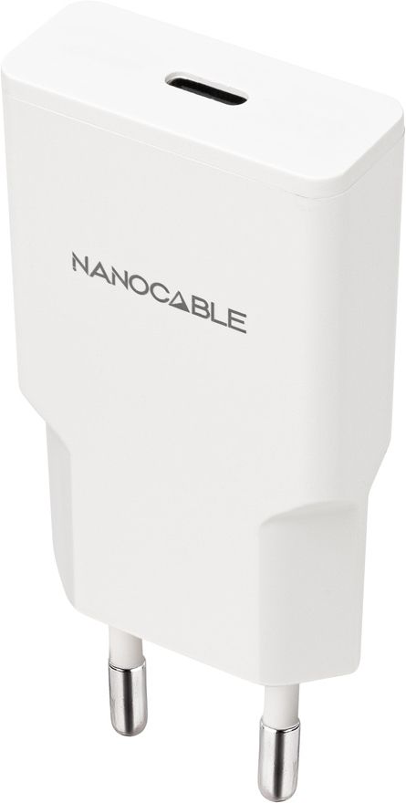 Secteur Nanocable 1X Usb C 20W Blanc