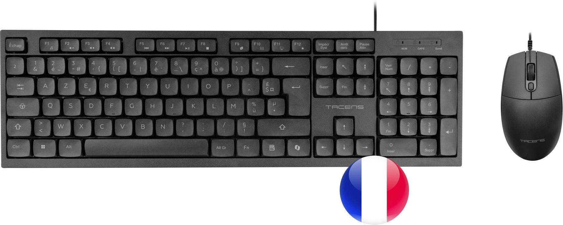 Pack 2En1 Claviersouris Tacens Acp02 Noir