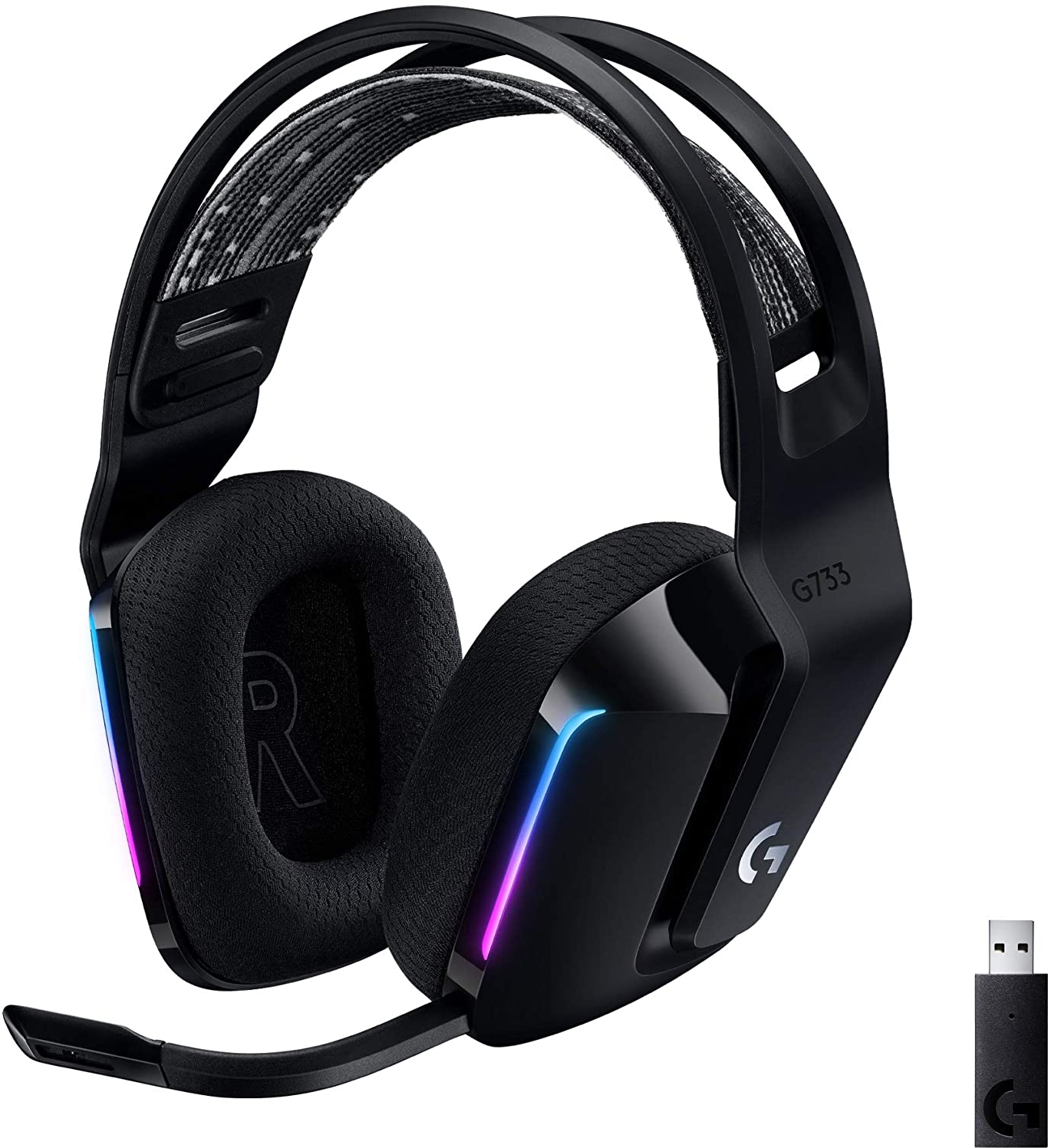 Gamer Sans Fil Logitech G733 Lightspeed Rgb Noir