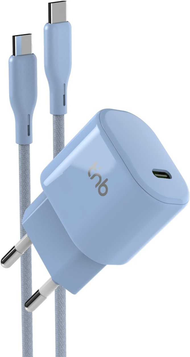 Secteur Gan Tnb 1X Usb C 30W Bleu
