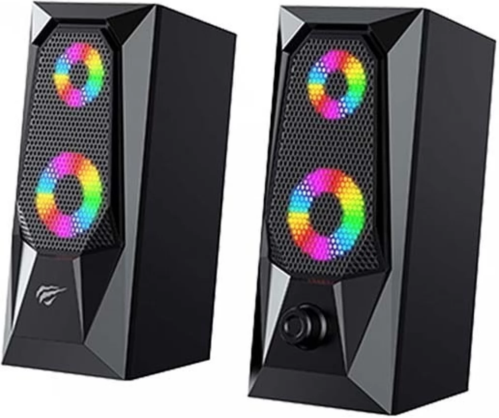 Enceintes Havit Sk208 Pro Rgb Illuminated Noir