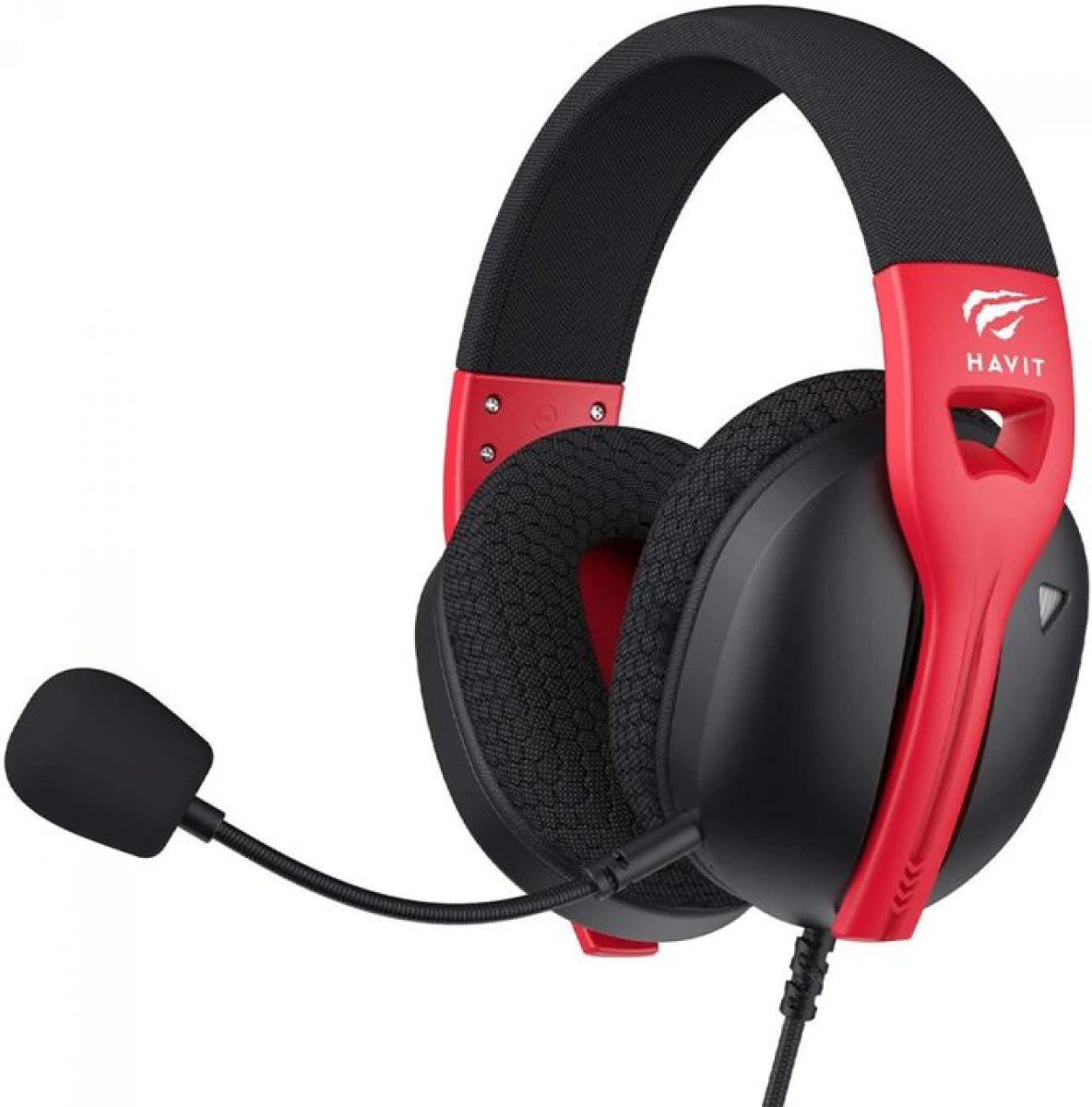 Gamer Filaire Havit Fuxi H5D Noirrouge