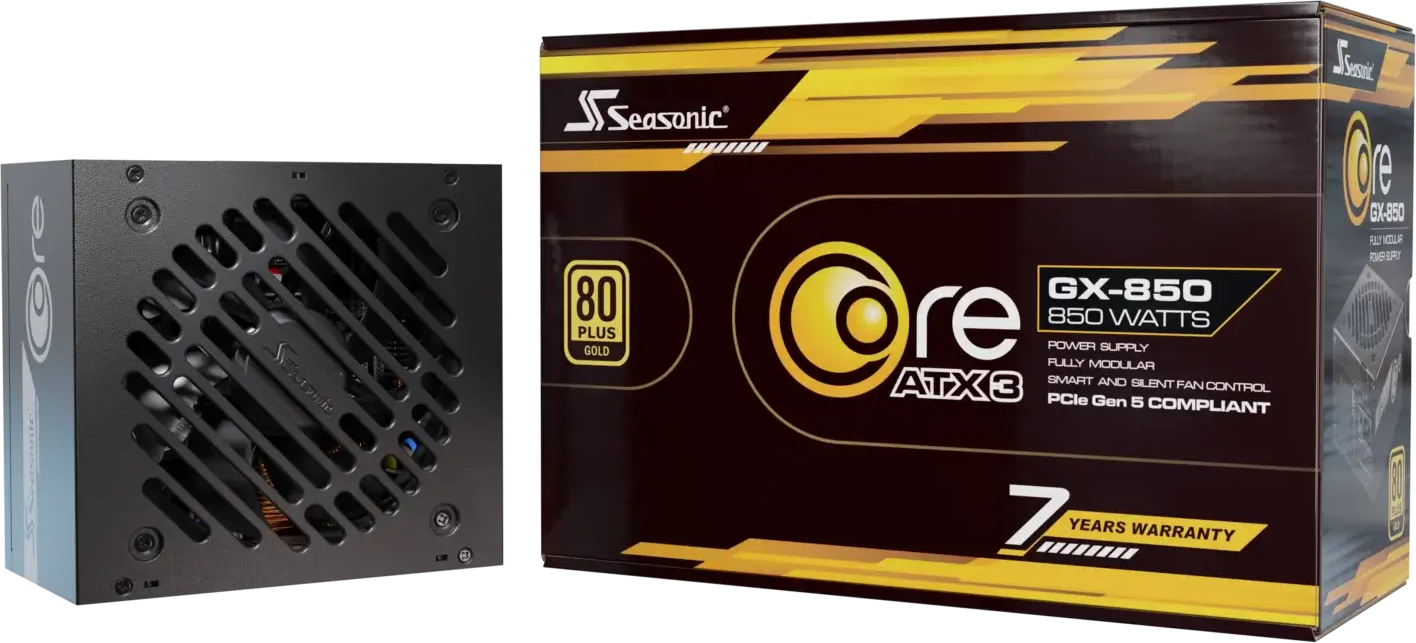 Alimentation Atx Seasonic Core Gx V2 2024 850W Noir