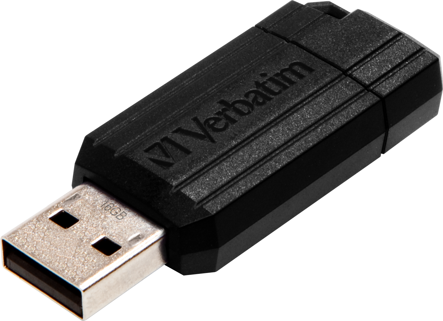 Cle Usb 20 Verbatim Pinstripe 16Go Noir