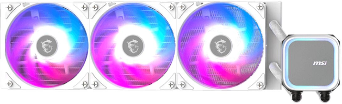 Kit Watercooling Aio Msi Mag Coreliquid A13 Rgb 360Mm Blanc