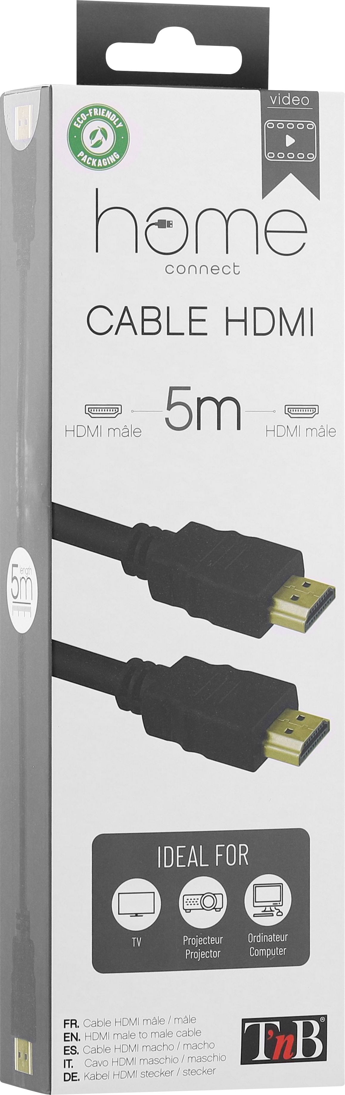 Cable Hdmi 20 Tnb 5M Mm Noir