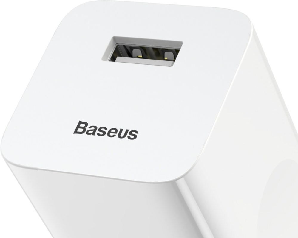 Secteur Baseus 1X Port Usb A 24W Blanc