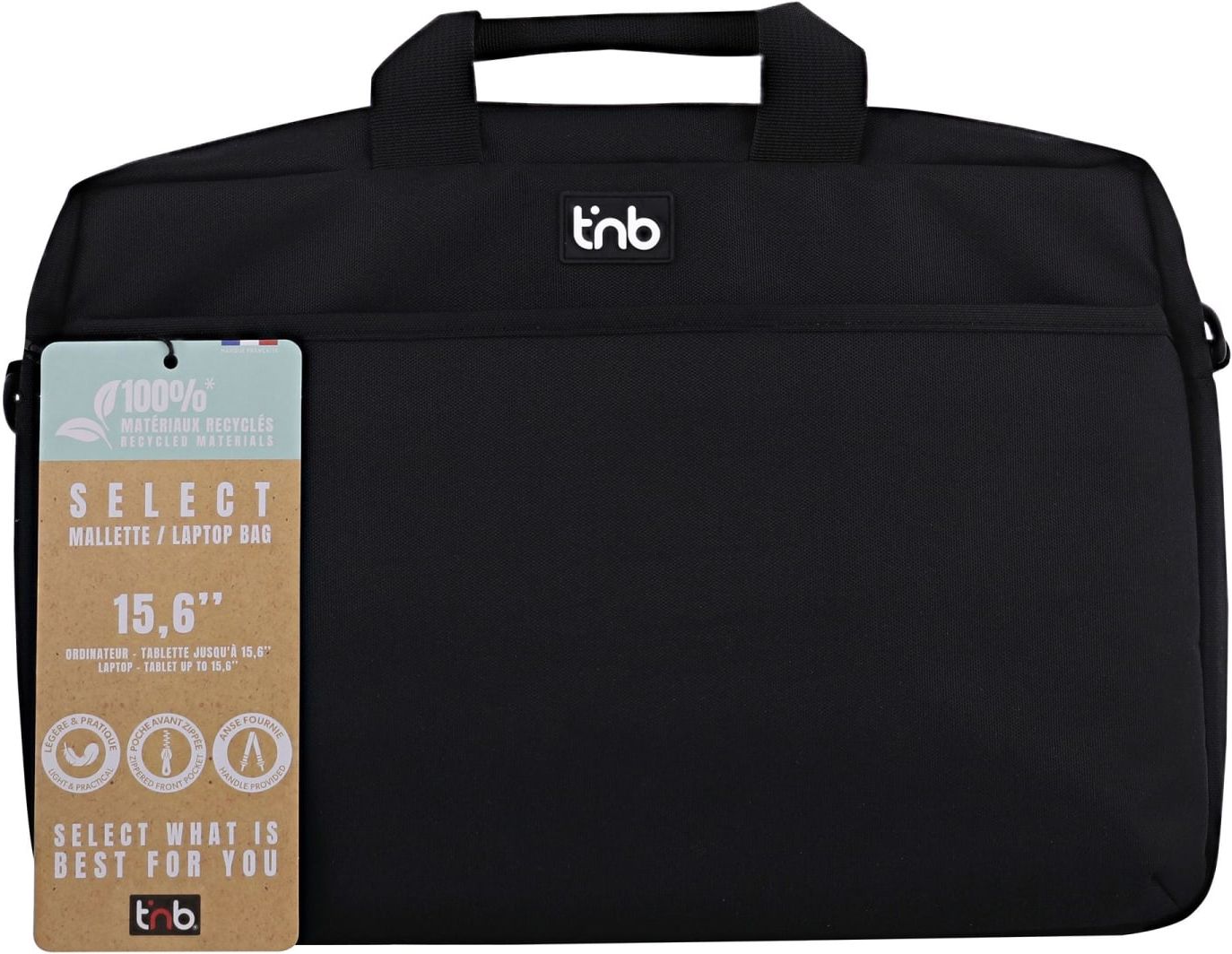 Sacoche Ordinateur Portable Tnb Select 15 Pouces Max Noir