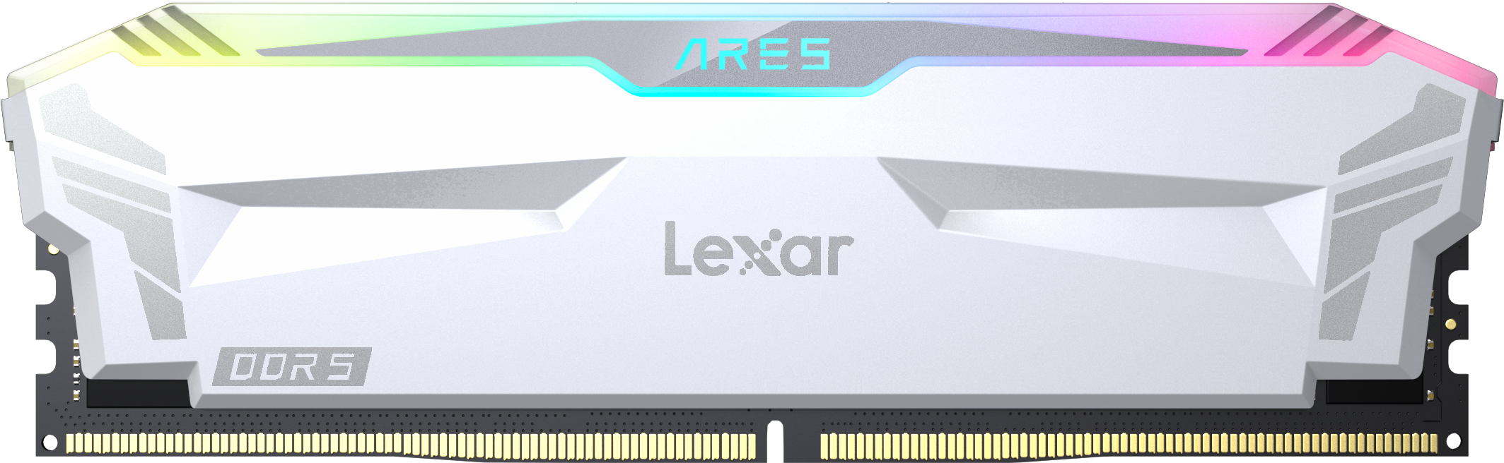 Kit Barrettes Memoire 32Go 2X16Go Dimm Ddr5 Lexar Ares Rgb 7200Mhz Noir