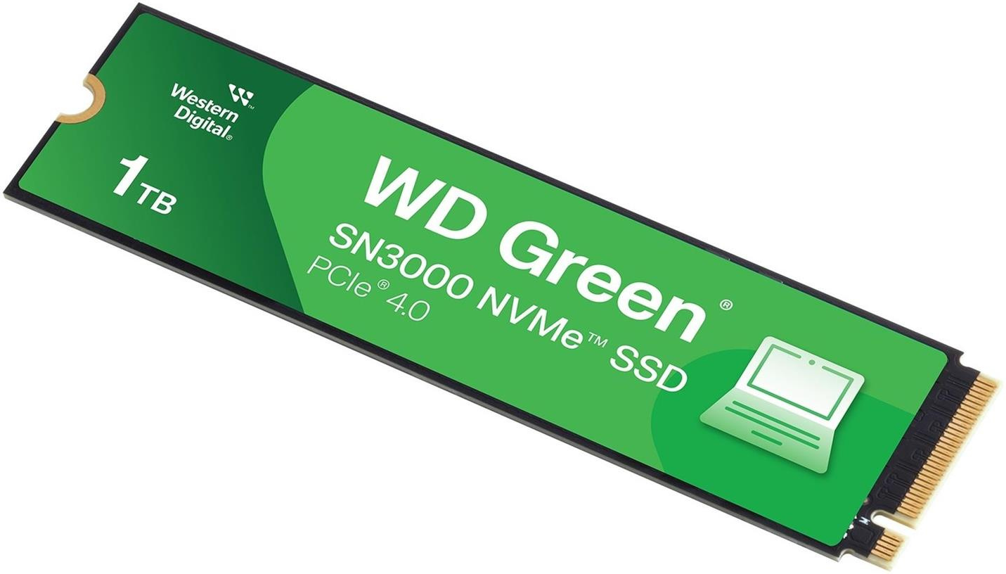 Disque Ssd Sandisk Wd Green Sn3000 2To Nvme M2 Type 2280