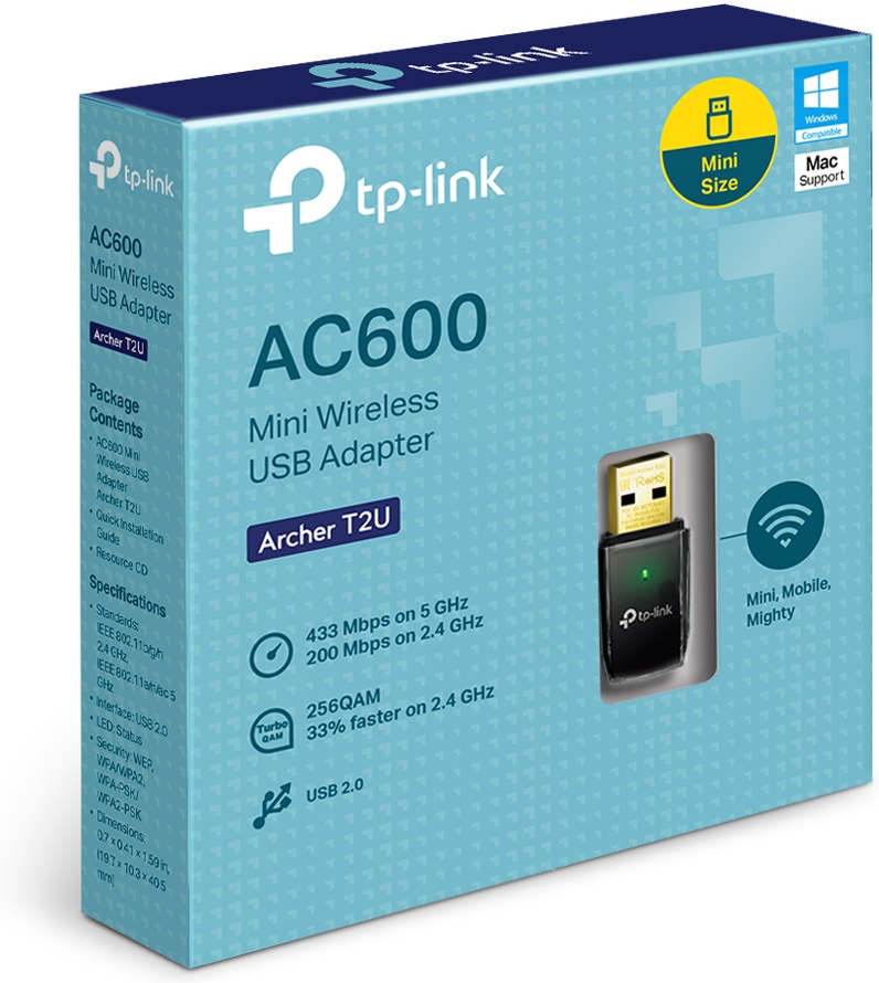 Carte Reseau Usb Wifi Tp Link Archer T2U 600N