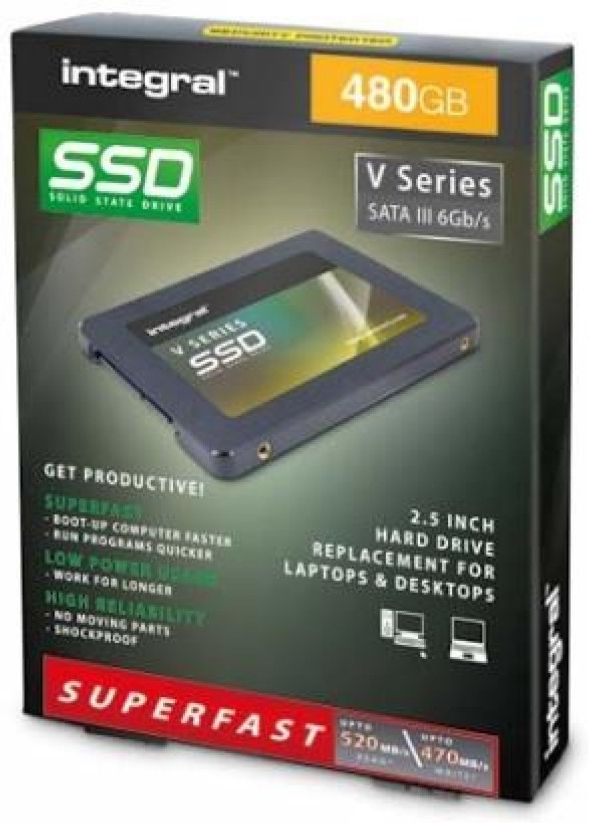 Disque Ssd Integral V Series V2 480Go S Ata 25 Pouces