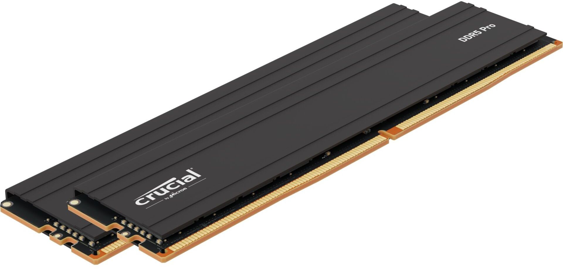 Kit Barrettes Memoire 48Go 2X24Go Dimm Ddr5 Crucial Pro 6000Mhz Noir