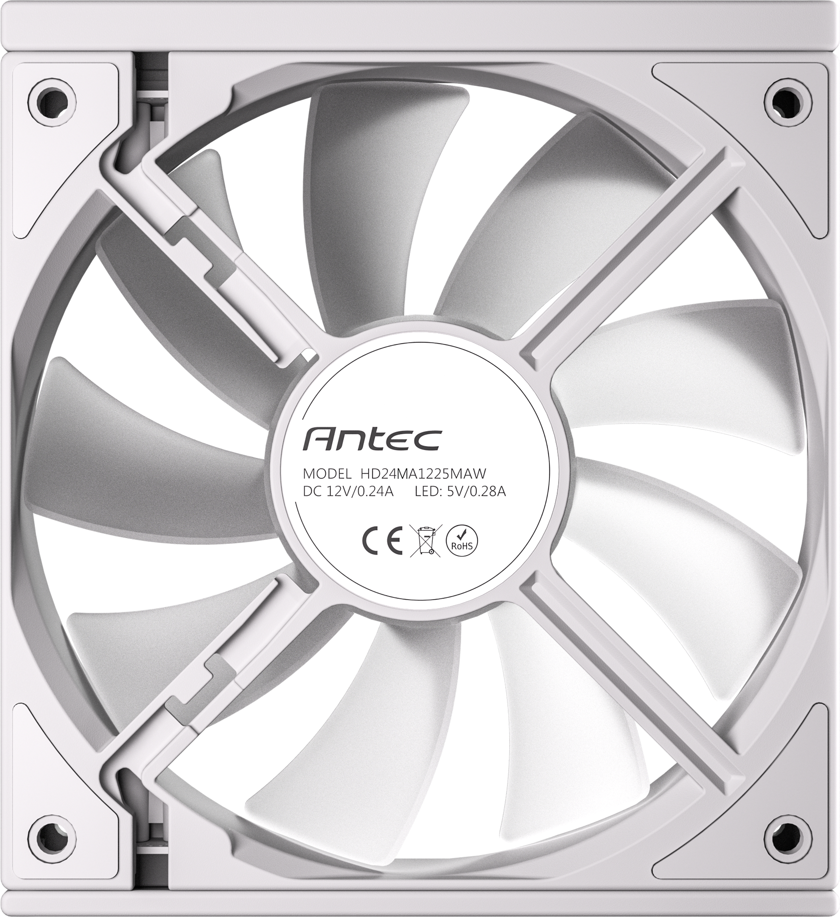 Lot De 3 Ventilateurs De Boitier Antec Connect 12Cm Blanc