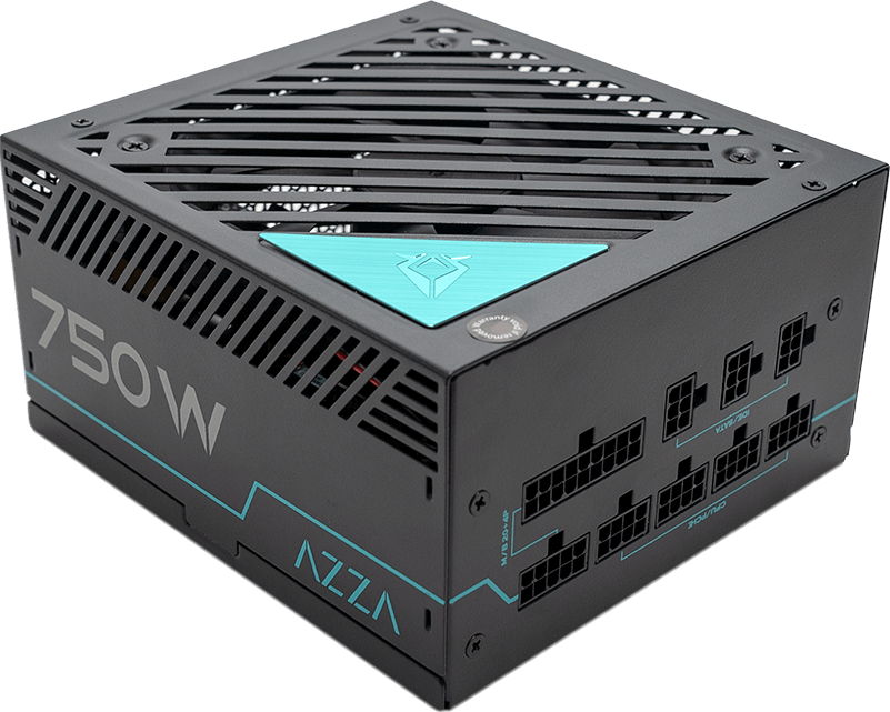 Alimentation Atx Azza Psaz Gold 750W Noir