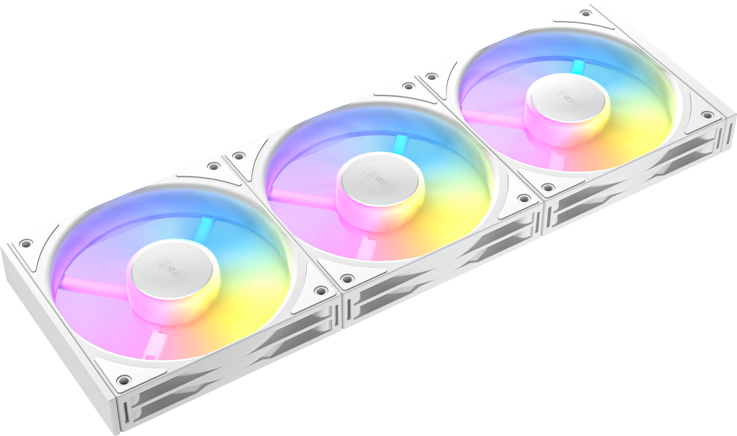 Lot De 3 Ventilateurs De Boitier Antec Connect 12Cm Blanc