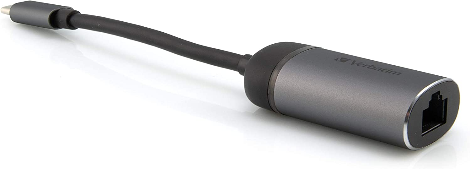 Usb 30 Type C Verbatim Vers Rj45 Gigabit Gris