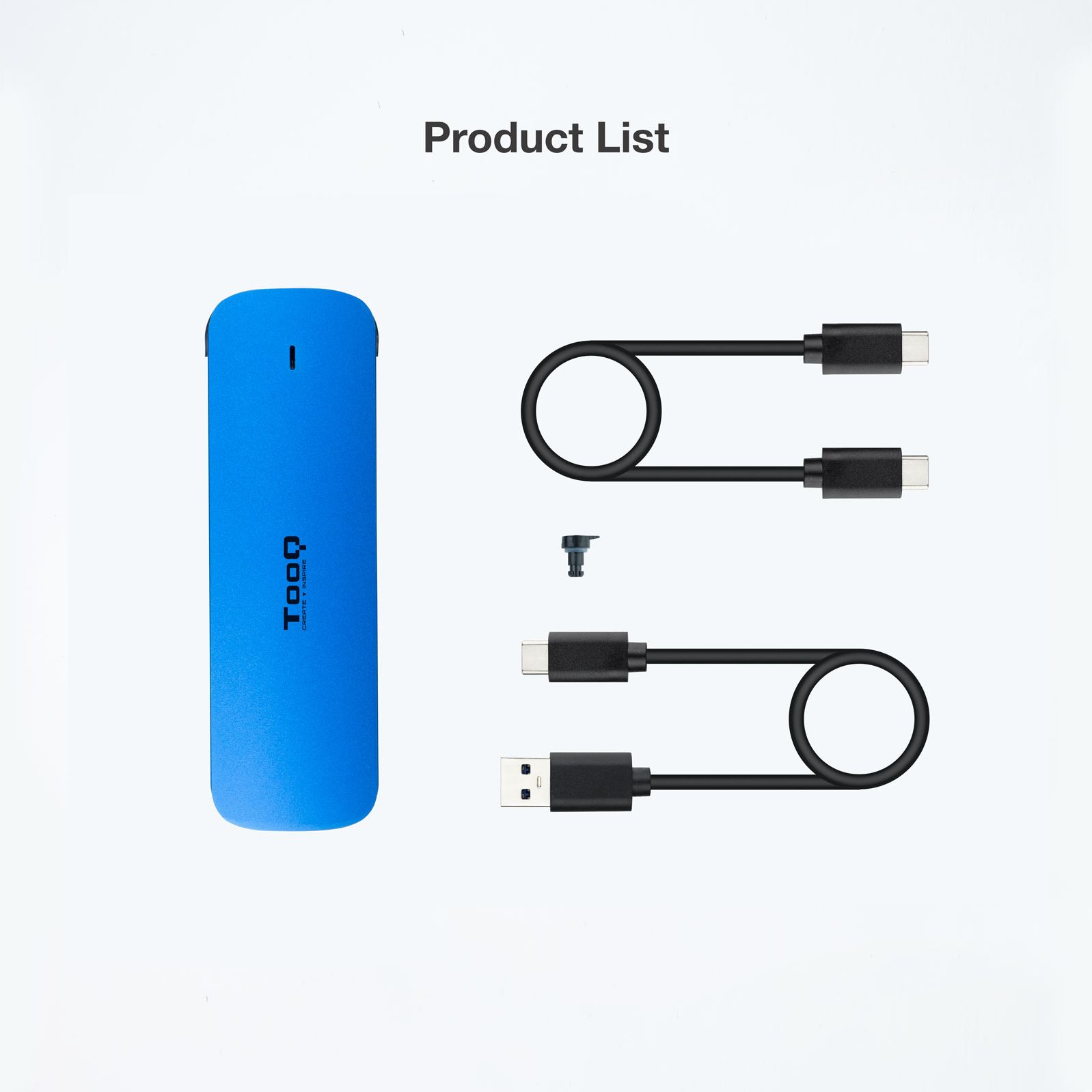 Usb C 32 Tooq Tqe 2201 Nvme M2 Type 2280 Bleu