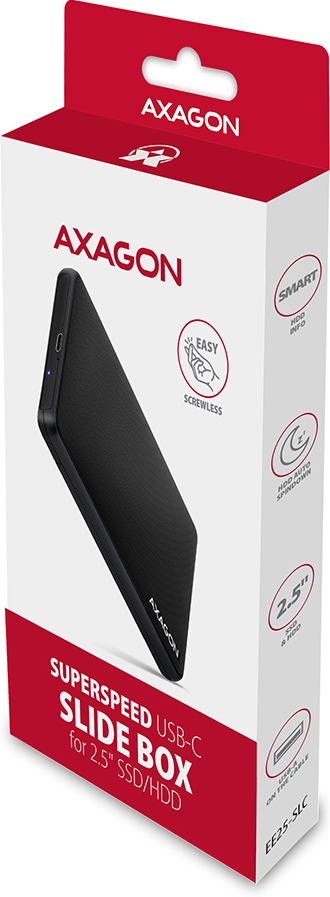 Usb C 32 Axagon Ee25 Slc S Ata 25 Pouces Noir