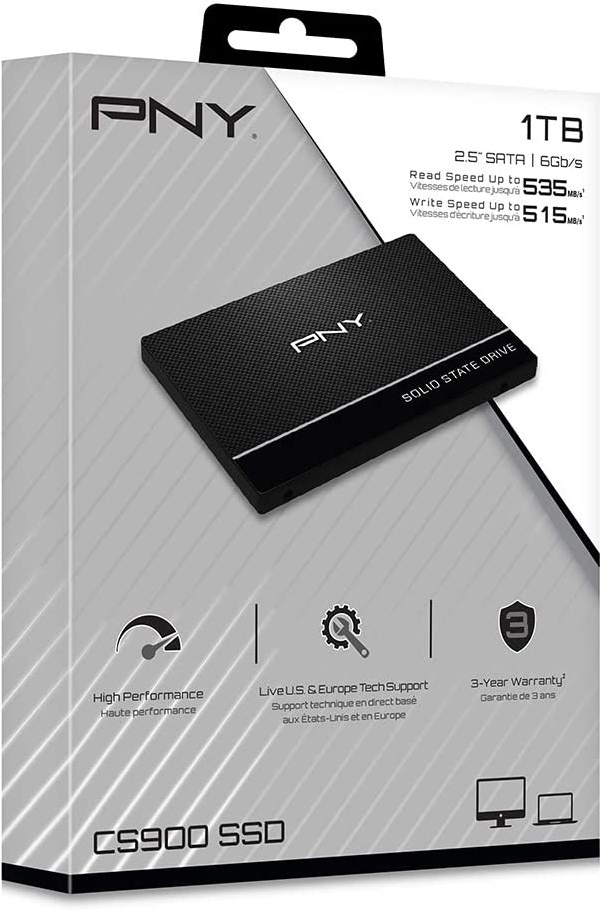 Disque Ssd Pny Cs900 1To S Ata 25 Pouces