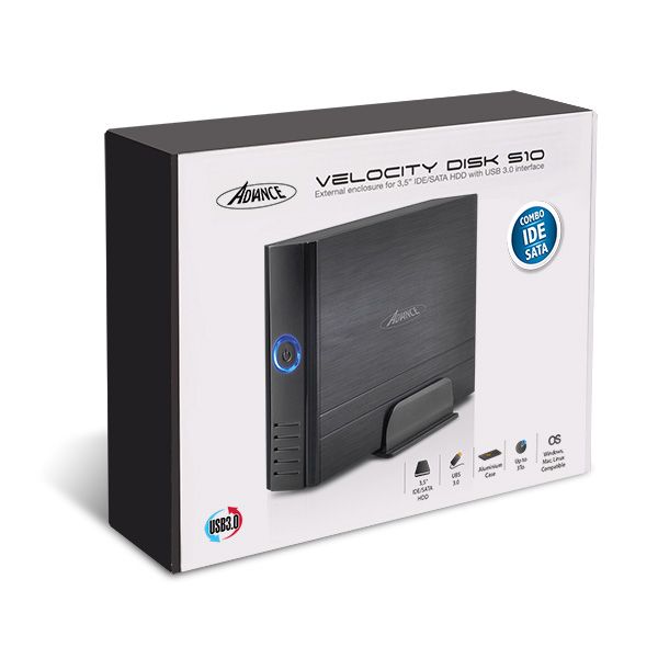 Advance Velocity Disk S10 Usb 30 3 Pouces 12 Ide S Ata