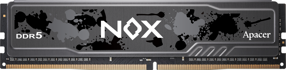 Kit Barrettes Memoire 32Go 2X16Go Dimm Ddr5 Apacer Nox 6000Mhz Noir