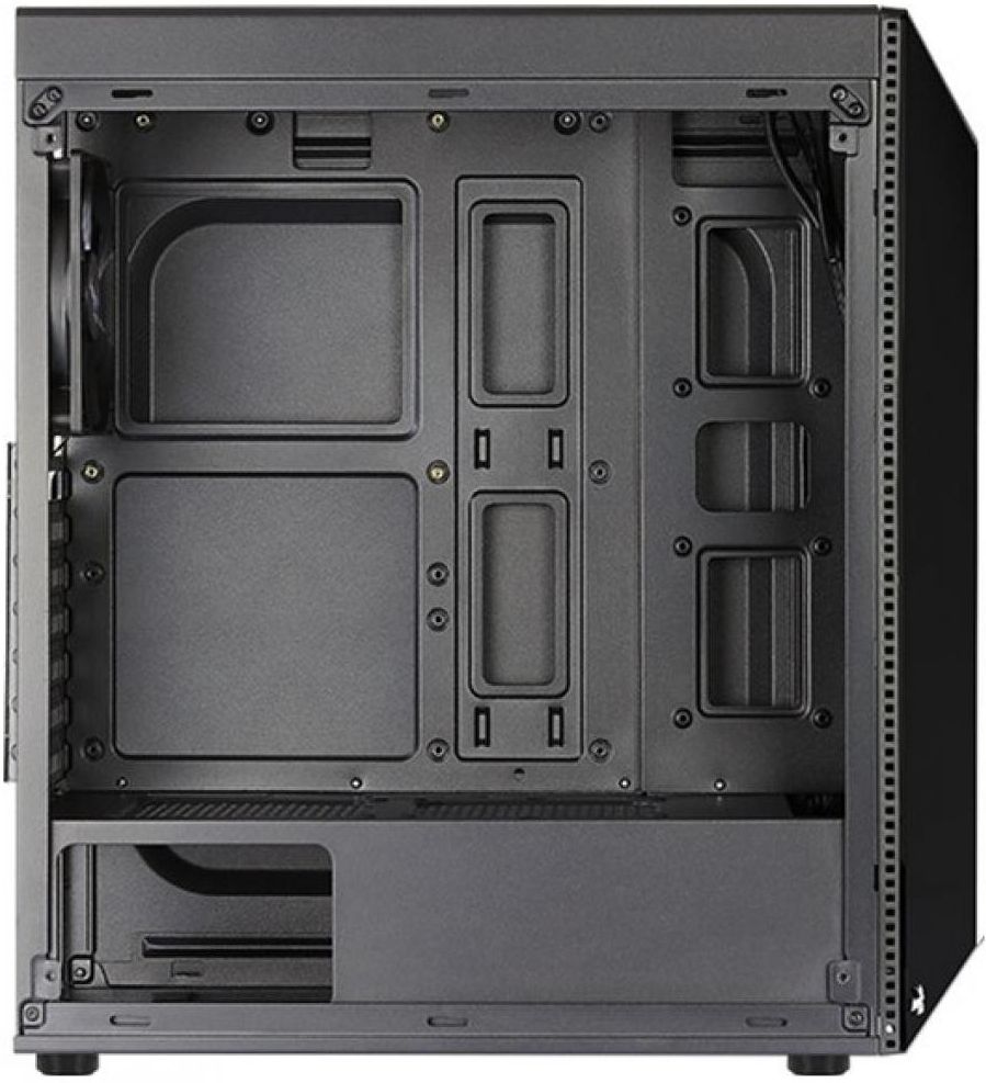 Boitier Moyen Tour Atx Aerocool Shard Tempered Glass Rgb Avec Panneau Vitre Noir