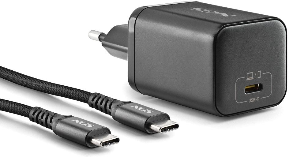 Secteur Ngs Bud 1X Usb C 65W Noir