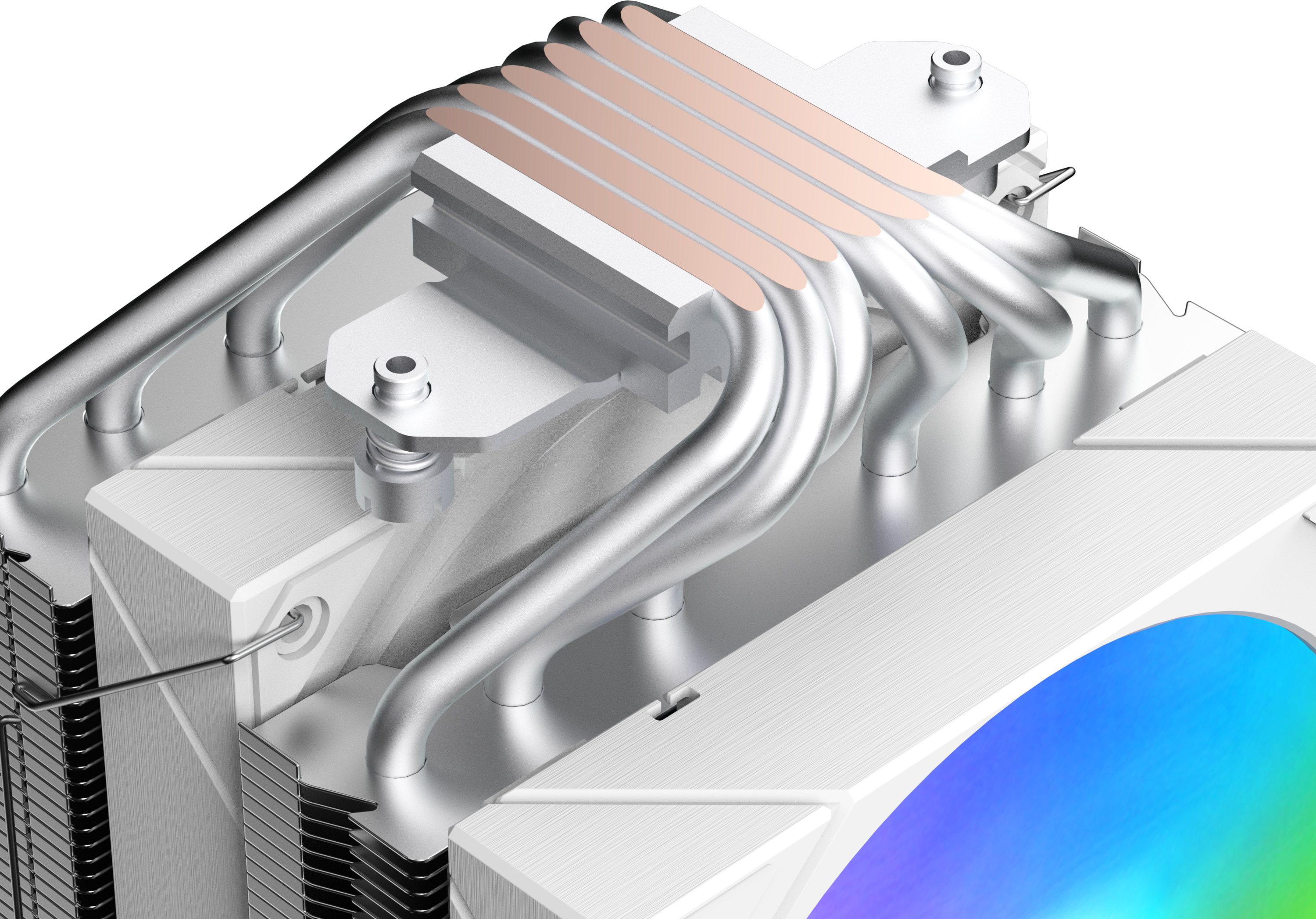 Ventilateur Processeur Xigmatek Air Killer 6 Dual Digital Rgb Blanc