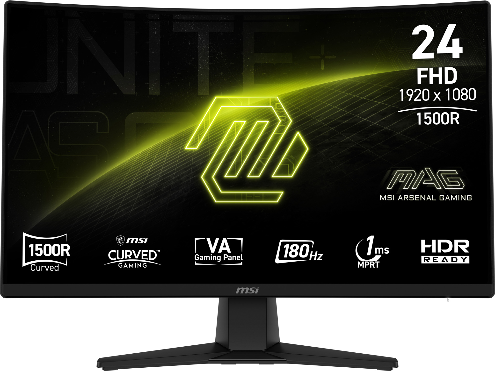Incurve 24 Pouces Msi Mag 242C 180Hz Noir
