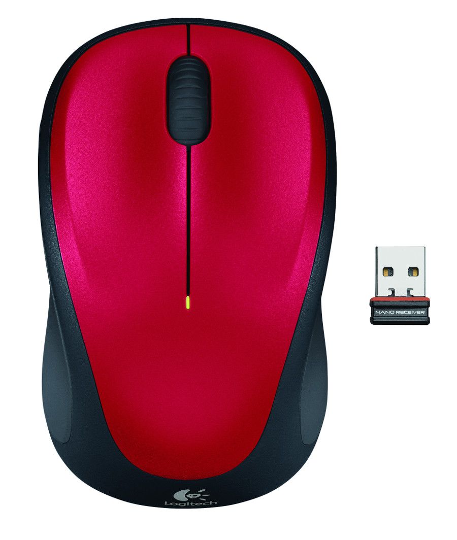 Sans Fil Logitech Cordless Laser M235 Rouge