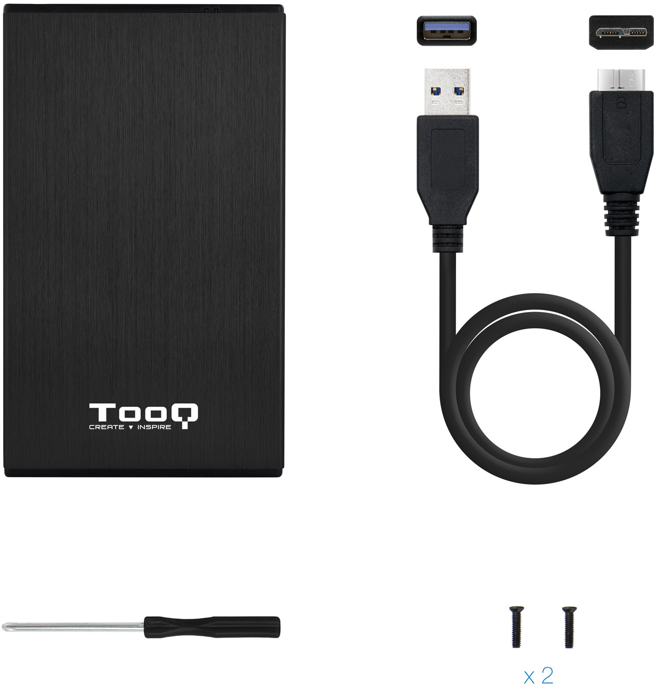 Usb 31 Tooq Tqe 2527 S Ata 25 Pouces Noir