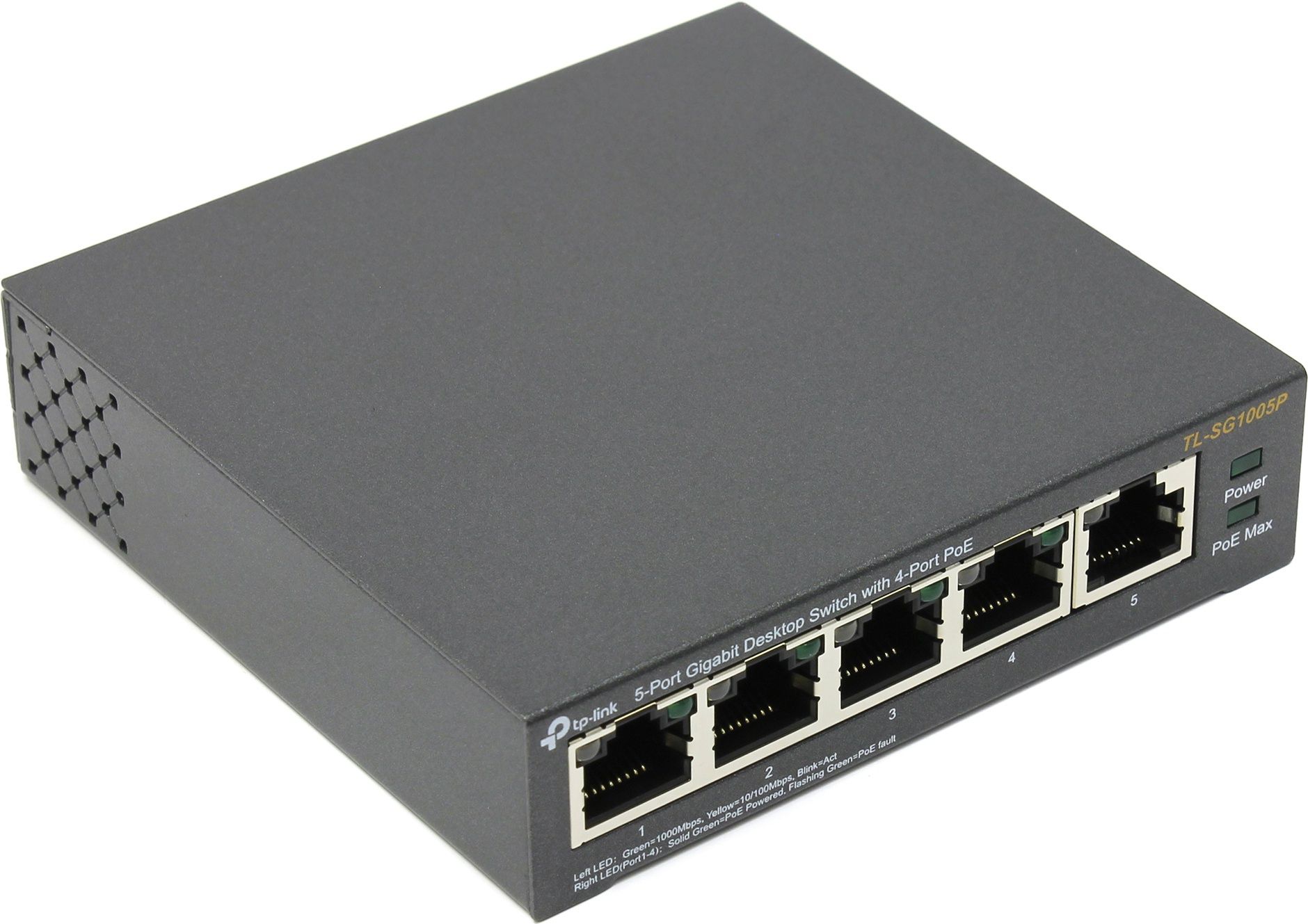 Ethernet Gigabit Tp Link Tl Sg1005P 5 Ports Dont 4X Poe
