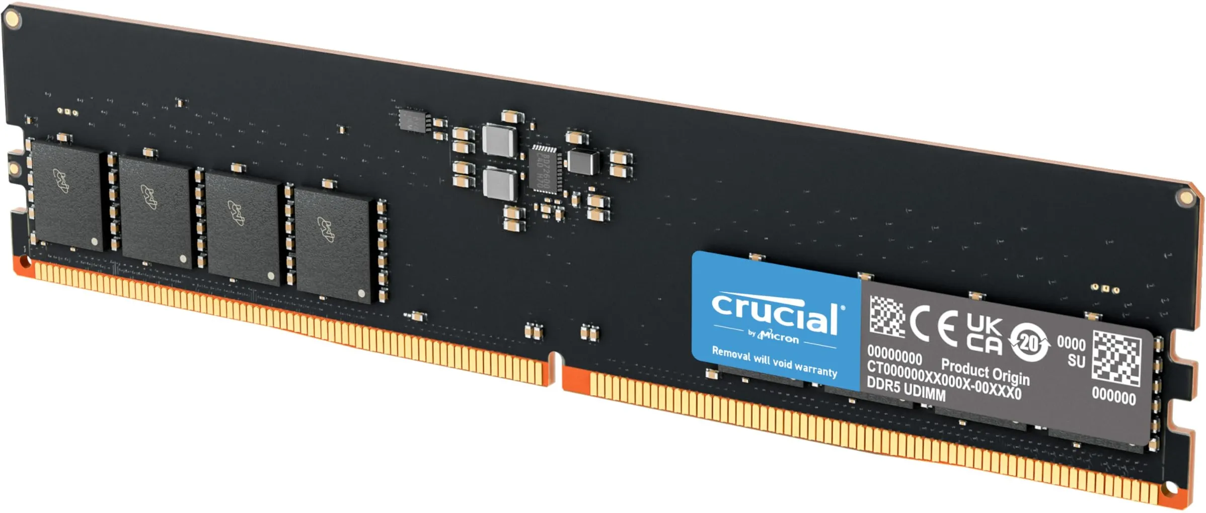 Barrette Memoire 16Go Dimm Ddr5 Crucial Classic 5600Mhz
